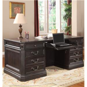 Parker House Palazzo  Double Pedestal Executive Desk